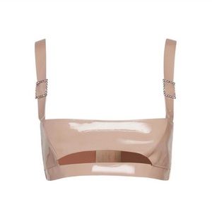 For Love & Lemons High Roller Latex Top